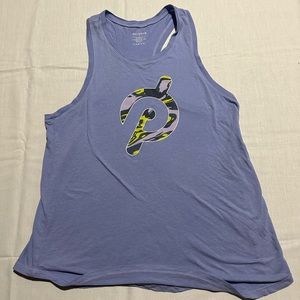 PELOTON blue tank top
